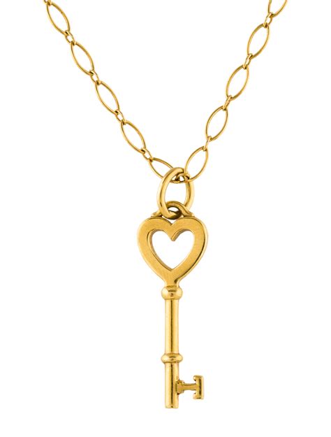 tiffany and co key necklace